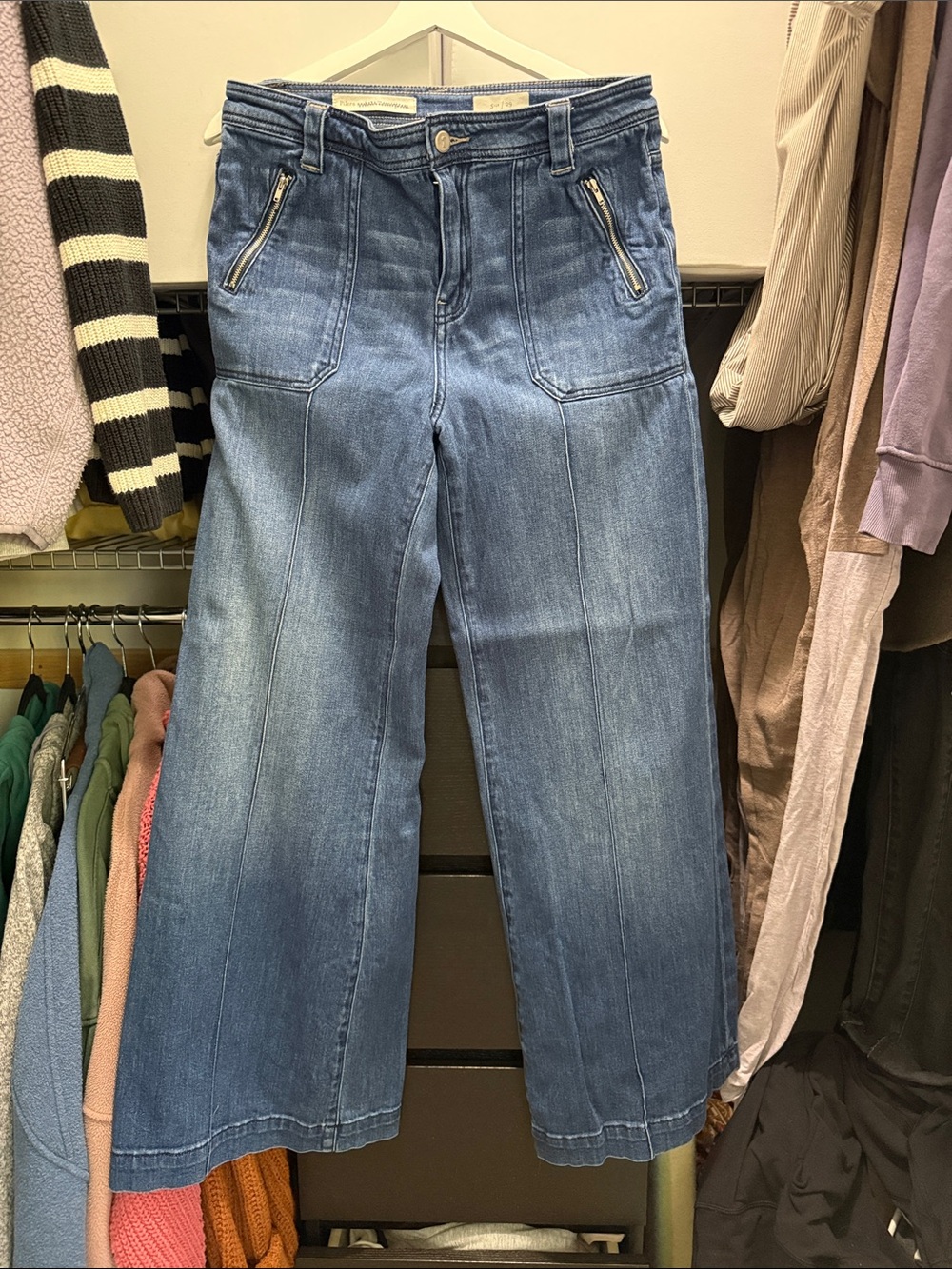 Anthropologie Wide Leg High-Rise Women's Jeans